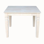  Java Butterfly Leaf Dining Table - Unfinished