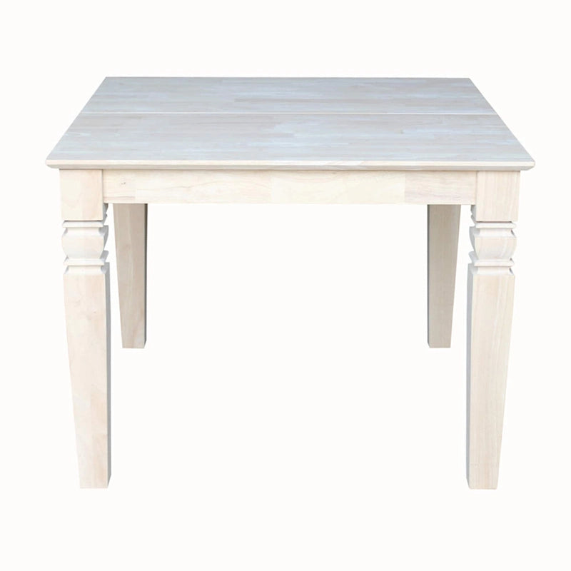  Java Butterfly Leaf Dining Table - Unfinished