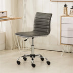  Lund Modern Chrome Office Chair