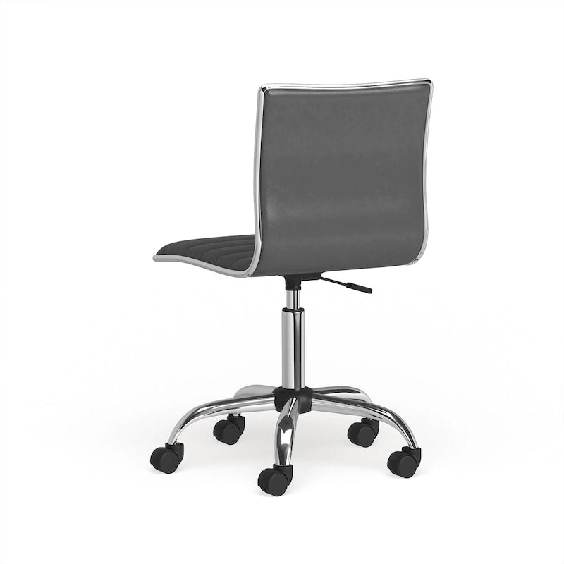 Sedia da ufficio moderna in cromo