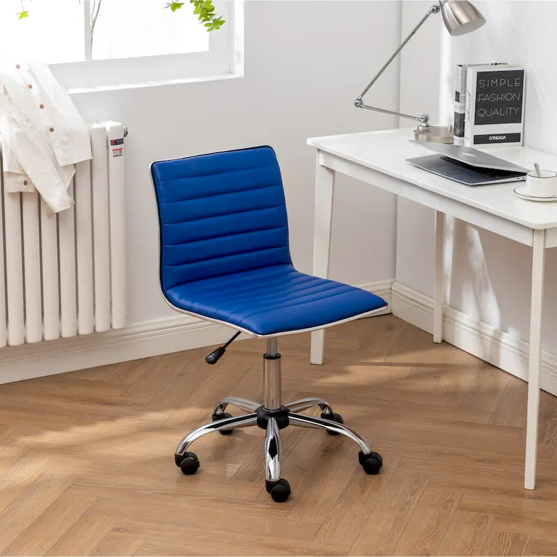 Sedia da ufficio moderna in cromo