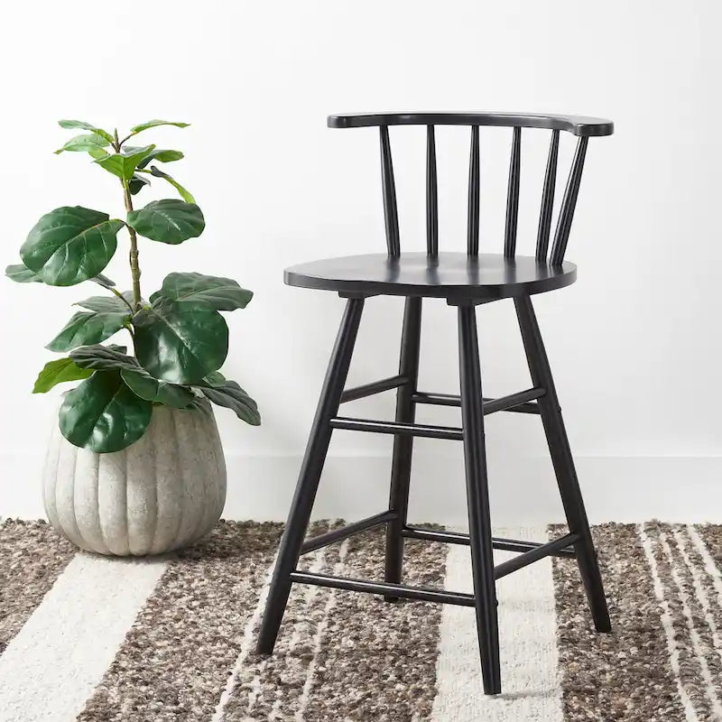  Eveline 25-inch Counter Stool - 21 In. W x 17 In. D x 34 In. H - 21Wx17Dx34H