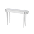 Consolle a Specchio, Tavolo d'Ingresso Argento - 120x32x80 cm