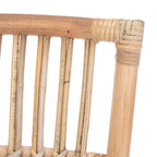 Sedia d'accento in rattan con cuscino (set da 2) - 19.7 L x 22.1 P x 35.4 A - 20Lx22Px35A