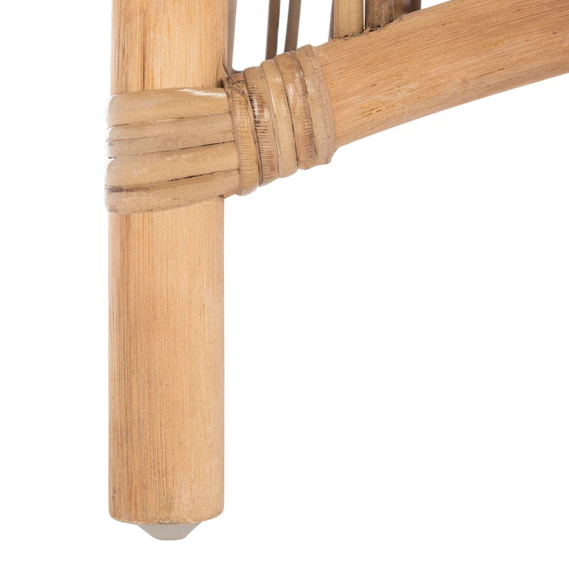 Sedia d'accento in rattan con cuscino (set da 2) - 19.7 L x 22.1 P x 35.4 A - 20Lx22Px35A
