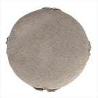 Pouf ottomano rotondo 18 Brown Solid Texture Diamond
