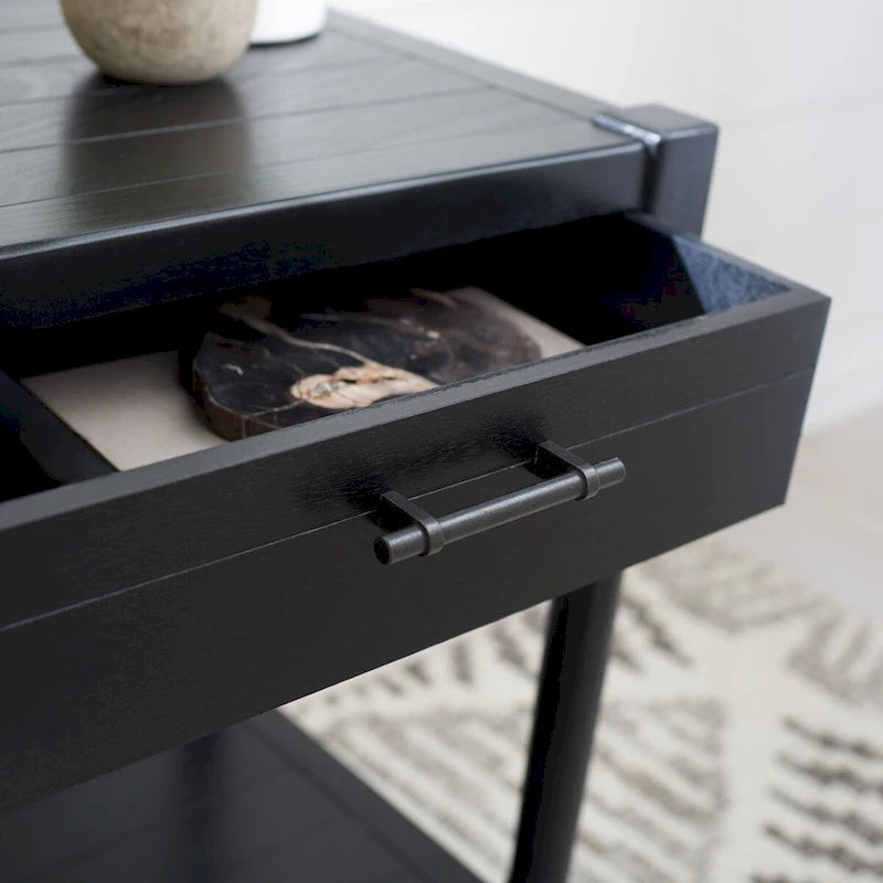 Tavolino d'appoggio con 1 cassetto - 19 L x 15,8 P x 26 A - 19Lx16Px26A