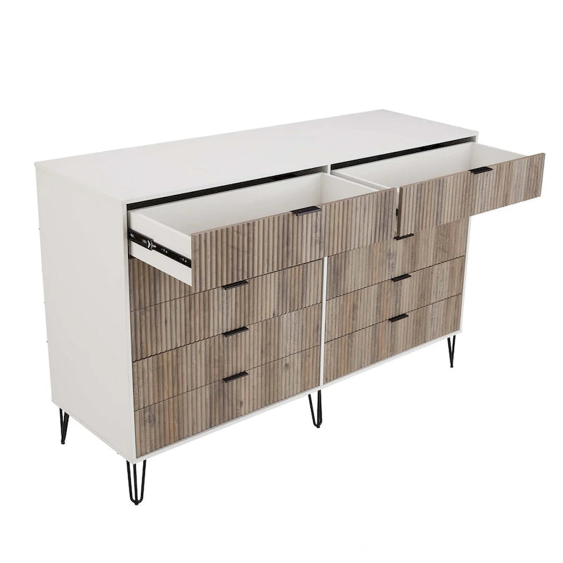  Dumbo Modern 10-Drawer Double Tall Dresser