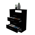Cassettiera continentale, piano superiore, quattro cassetti, un ripiano
