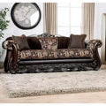  Dayaram Traditional Brown Sofa