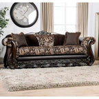  Dayaram Traditional Brown Sofa