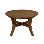 Tavolini da caffè in legno rotondi stile fattoria Mid-Century
