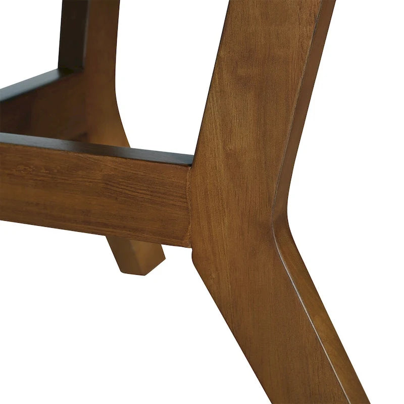 Tavolini da caffè in legno rotondi stile fattoria Mid-Century