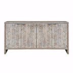 Credenza a buffet in legno a 4 ante stile rustico