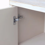 Credenza a buffet in legno a 4 ante stile rustico