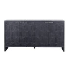 Credenza a buffet in legno a 4 ante stile rustico