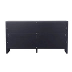 Credenza a buffet in legno a 4 ante stile rustico