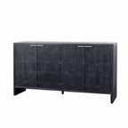 Credenza a buffet in legno a 4 ante stile rustico