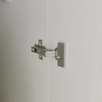 2-Door Wardrobe Armoires Freestanding Bedroom Armoire with Hanging Rod
