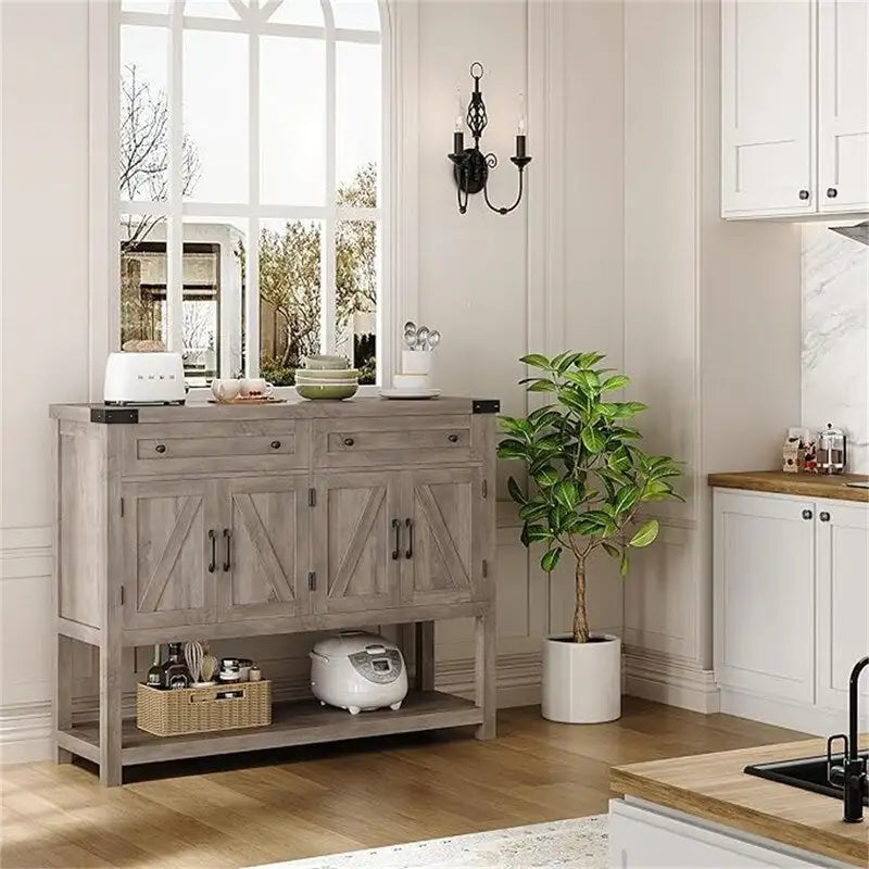 Credenza a buffet - 14.96P x 47.24L x 38.58A