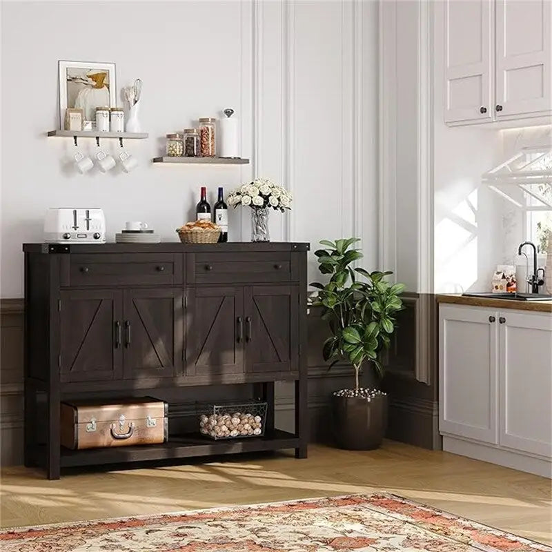 Credenza a buffet - 14.96P x 47.24L x 38.58A