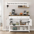 Credenza a buffet - 14.96P x 47.24L x 38.58A