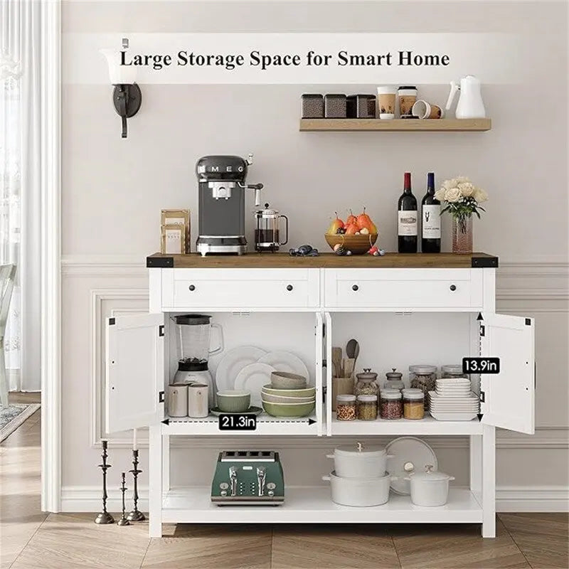 Credenza a buffet - 14.96P x 47.24L x 38.58A
