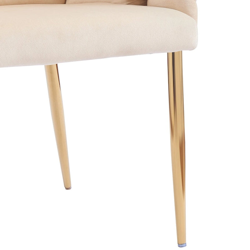 Poltrona d'accento di lusso fatta a mano con gambe dorate, poltrona moderna in velluto per soggiorno e camera da letto