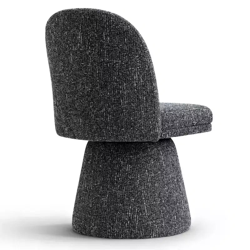 Ensemble de 6 chaises de salle à manger modernes pivotantes à 360°, sans accoudoirs, avec piètement de style piédestal, chaises d’appoint élégantes pour la cuisine, la salle à manger ou le bureau -Panipeachy