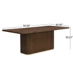 Conjunto de jantar moderno de madeira e metal Christopher Knight Home Yodsak com 7 peças e cadeiras giratórias a 180