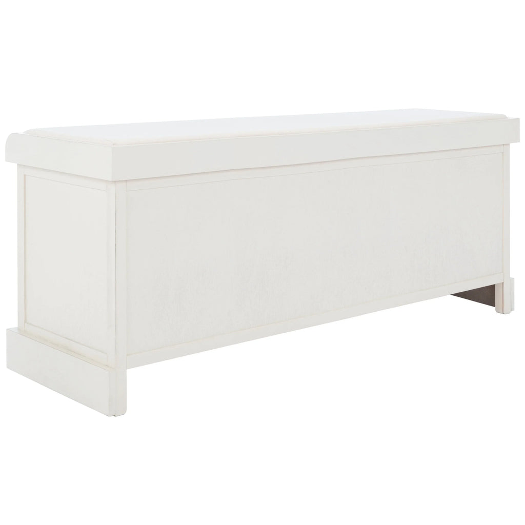 Úložná lavice SAFAVIEH Fiorello se 3 zásuvkami a polstrováním - 47.3 W x 15 L x 19 H - 47Wx15Dx19H