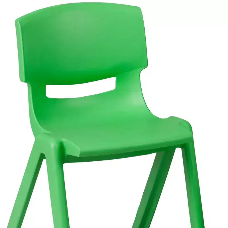 Rechteckiges, höhenverstellbares Aktivitätstisch-Set aus Kunststoff von Emma und Oliver, 23,625 W × 47,25 L, mit 6 Stühlen