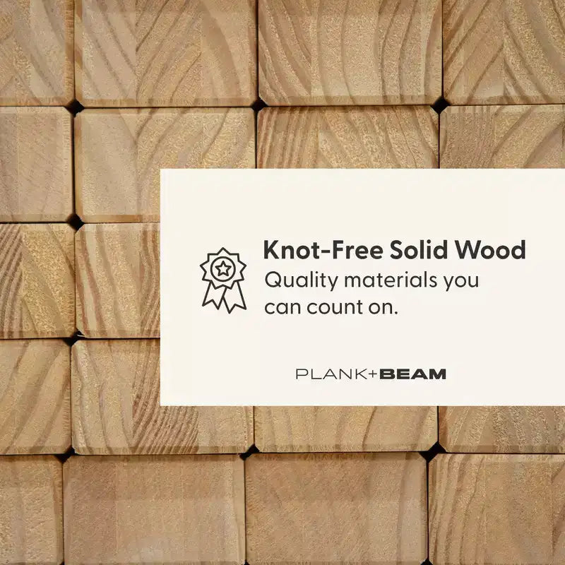 Plank+Beam, piętrowe łóżko dwuosobowe typu twin over twin z litego drewna w stylu farmhouse dla dorosłych