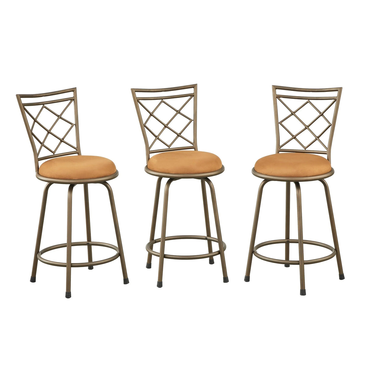 Sgabelli girevoli Alyssa ad altezza regolabile Simple Living (set di 3)