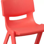 Rechteckiges, höhenverstellbares Aktivitätstisch-Set aus Kunststoff von Emma und Oliver, 23,625 W × 47,25 L, mit 6 Stühlen