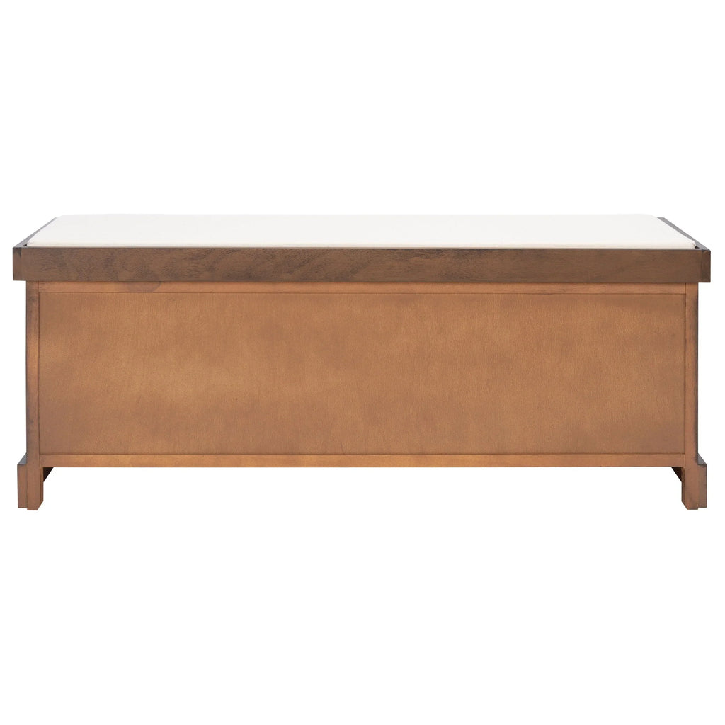 Úložná lavice SAFAVIEH Fiorello se 3 zásuvkami a polstrováním - 47.3 W x 15 L x 19 H - 47Wx15Dx19H