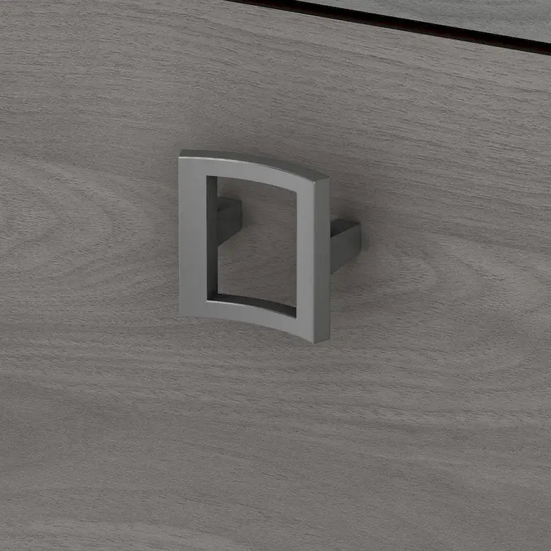 Echo L-vormig bureau met opzetkast en laden