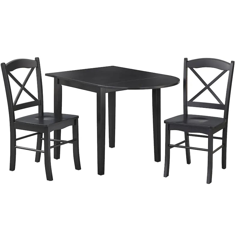 Simple Living Venkovská 3dílná jídelní sestava s rozkládací deskou