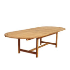 Conjunto de jantar extensível de exterior Amazonia Teak Sessa com 13 peças - 13 peças