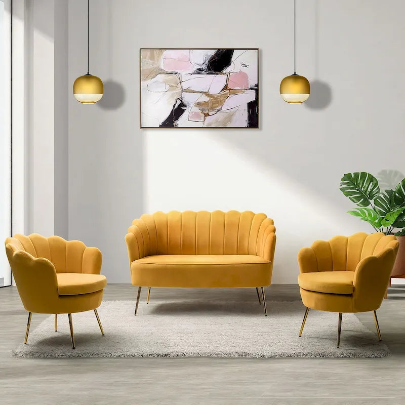 Třídílná sestava do obývacího pokoje Xabier 52 in. od HULALA HOME