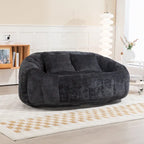 GDFStudio - Sofá descontraído Laurel em chenille para 2 pessoas, com espuma de alta densidade e conforto extra