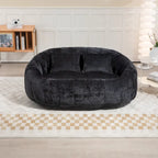 GDFStudio - Sofá descontraído Laurel em chenille para 2 pessoas, com espuma de alta densidade e conforto extra