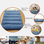 Japonská futonová matrace, skládací podložka na spaní na podlaze, tatami podložka do domácnosti, kempingová matrace