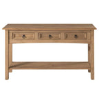 Holzkonsolentisch für den Flur mit 3 Schubladen Corona | Furniture Dash – N/A