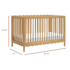 Babyletto Swell 4-in-1 umbaubares Kinderbett mit Umbausatz zum Kleinkinderbett