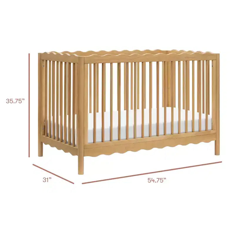 Babyletto Swell 4-in-1 umbaubares Kinderbett mit Umbausatz zum Kleinkinderbett