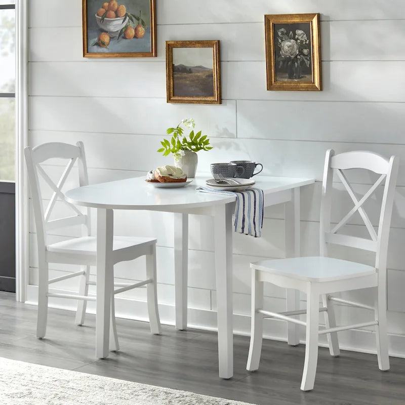 Simple Living Venkovská 3dílná jídelní sestava s rozkládací deskou