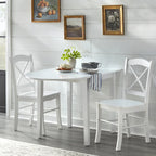 Simple Living Venkovská 3dílná jídelní sestava s rozkládací deskou