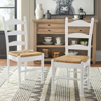 Simple Living Jessie eetkamerstoelen met ladderleuning (set van 2)