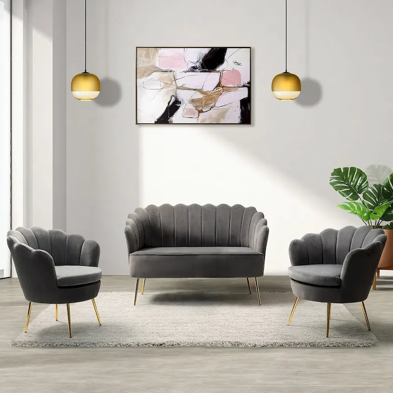 Třídílná sestava do obývacího pokoje Xabier 52 in. od HULALA HOME